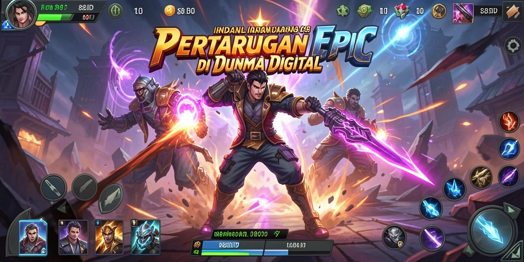 Screenshot pertarungan seru dalam game Fighting 88ID.