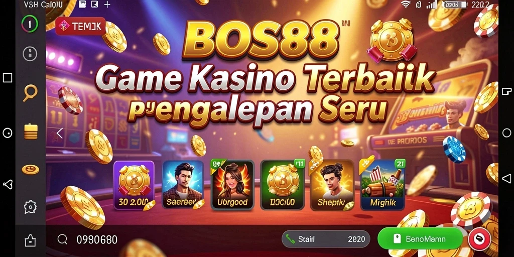 Gameplay seru BOS88 di kasino online.