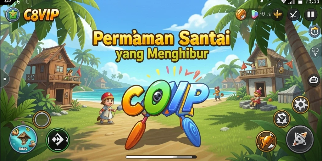 Menampilkan gameplay seru dan menantang di C8VIP.