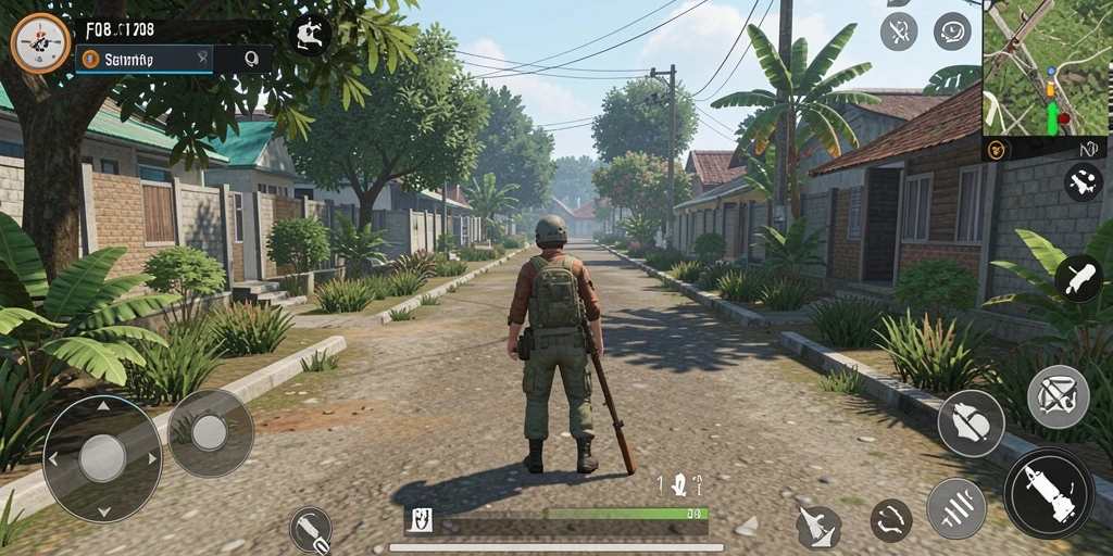 Tangkapan layar F08 memperlihatkan gameplay simulasi yang mendalam dan interaktif.