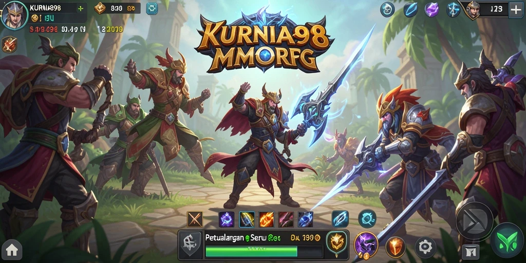 Tampilan gameplay KURNIA898 yang menakjubkan dan penuh aksi.