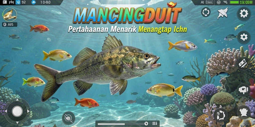 Tampilan gameplay MANCINGDUIT yang seru dan penuh strategi Tower Defense.